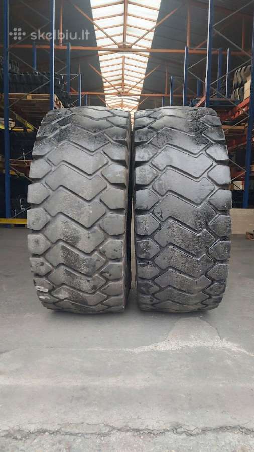 23.5r25 naudotos padangos