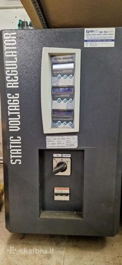 Įtampos stabilizatorius 30kva, 1/3 fazių - nuotraukos Nr. 2