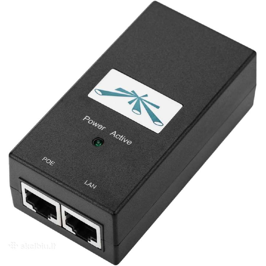 Poe injektor adapteris maitinimo šaltinis