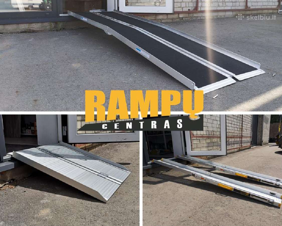 Aliuminės užvažiavimo rampos, trapai, užvažiavimai - nuotraukos Nr. 17