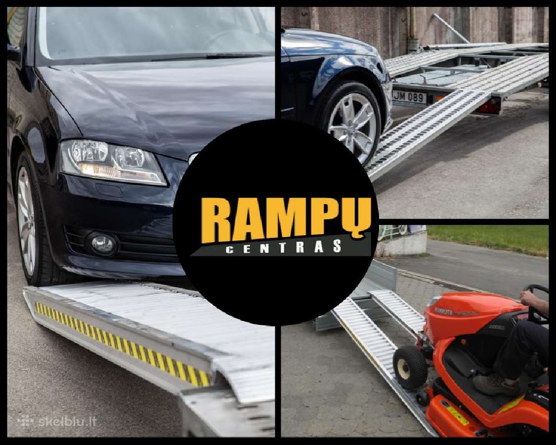 Aliuminės užvažiavimo rampos, trapai, užvažiavimai - nuotraukos Nr. 18