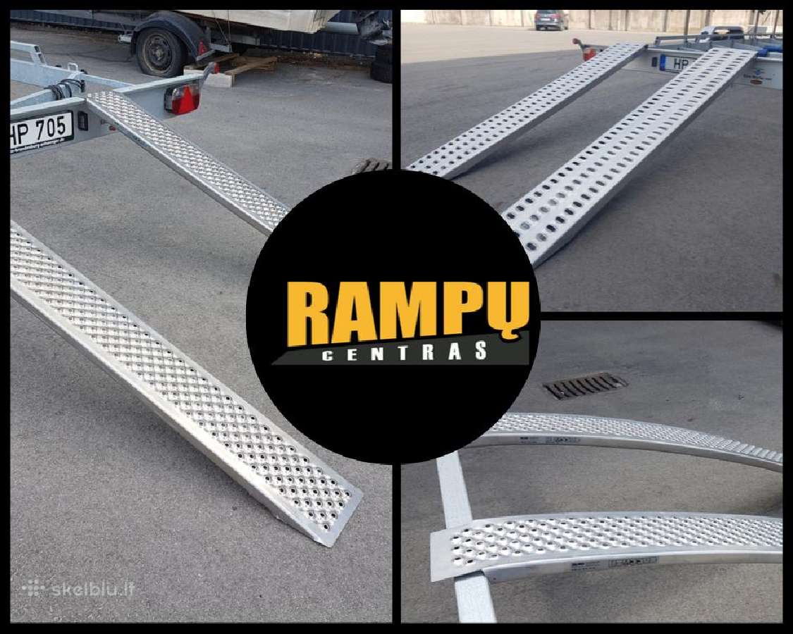 Aliuminės užvažiavimo rampos, trapai, užvažiavimai - nuotraukos Nr. 19