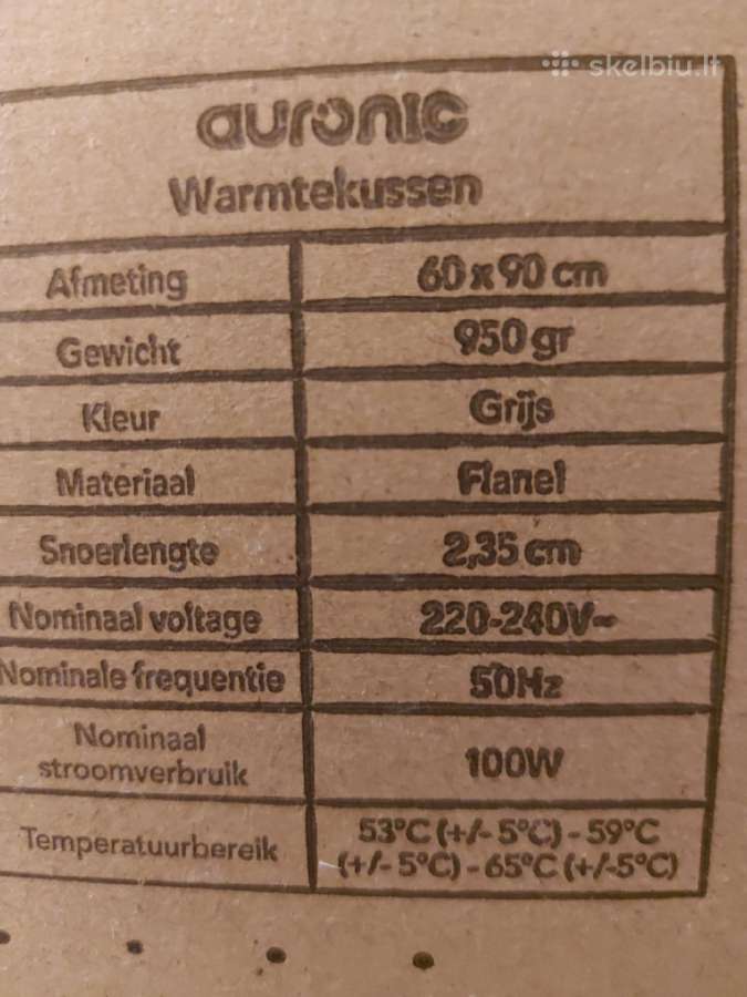 Įvairios elektrinės šildyklės kojoms,nugarai. - nuotraukos Nr. 8