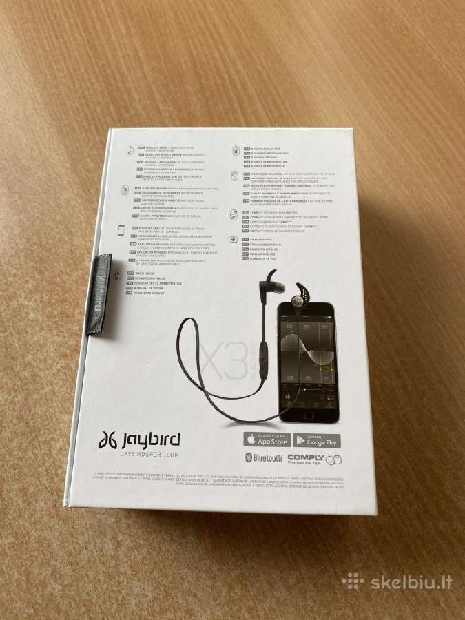 Parduodu Jaybird X3 bevieles ausines - nuotraukos Nr. 2