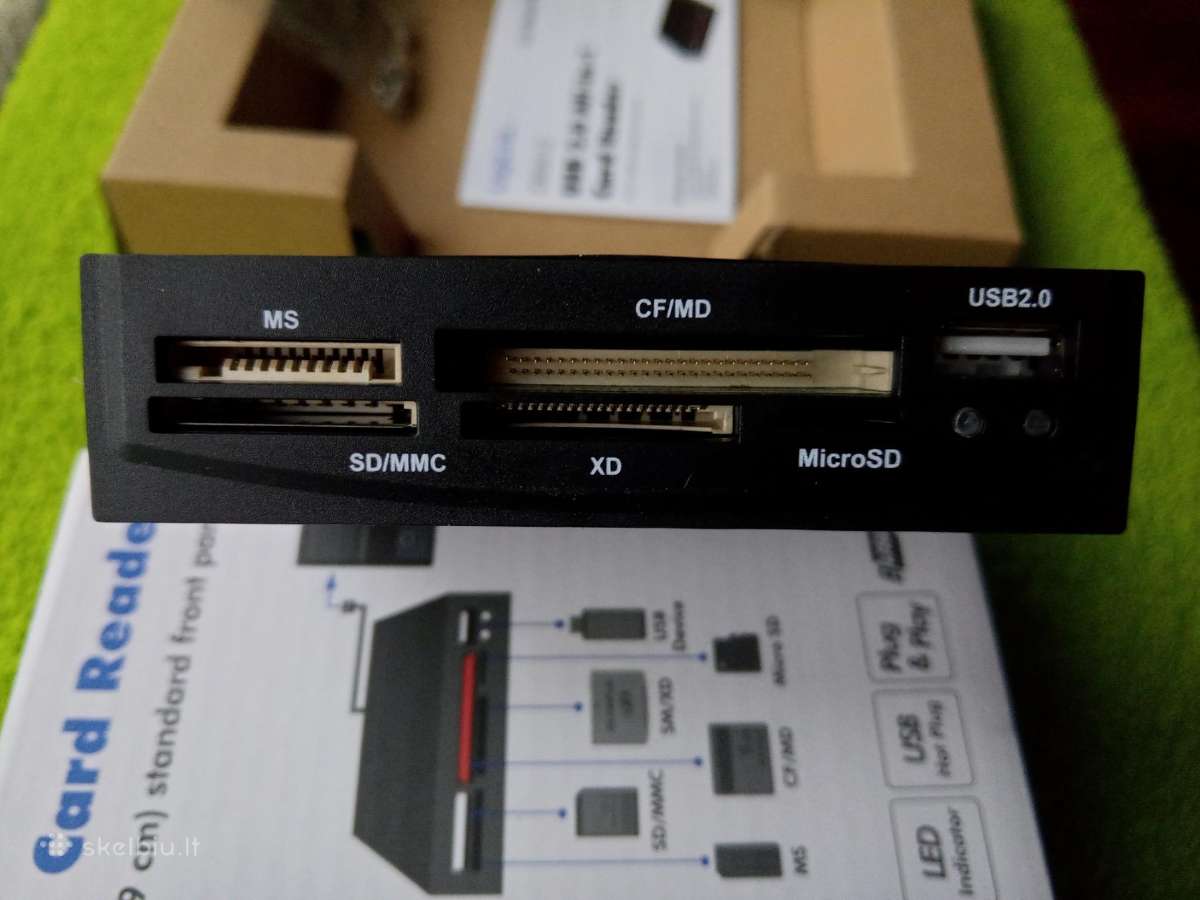 Kortelių skaitytuvas Logilink Internal 3.55 Usb2 - nuotraukos Nr. 5