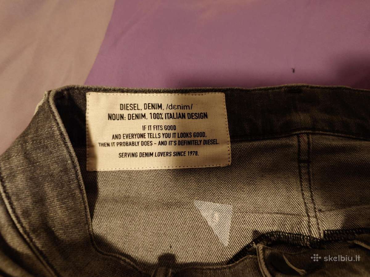 Vyriški džinsai diesel d-eetar tapered. - nuotraukos Nr. 8