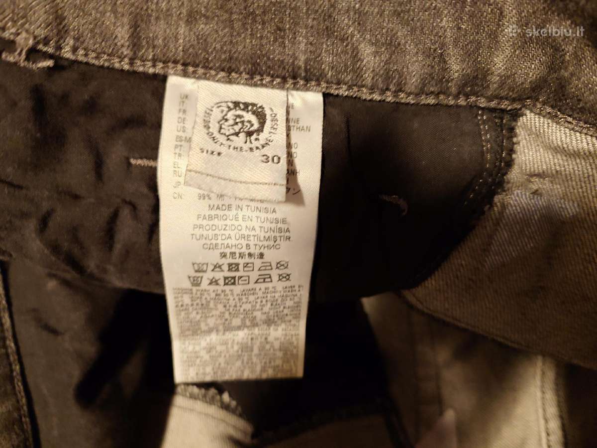 Vyriški džinsai diesel d-eetar tapered. - nuotraukos Nr. 7