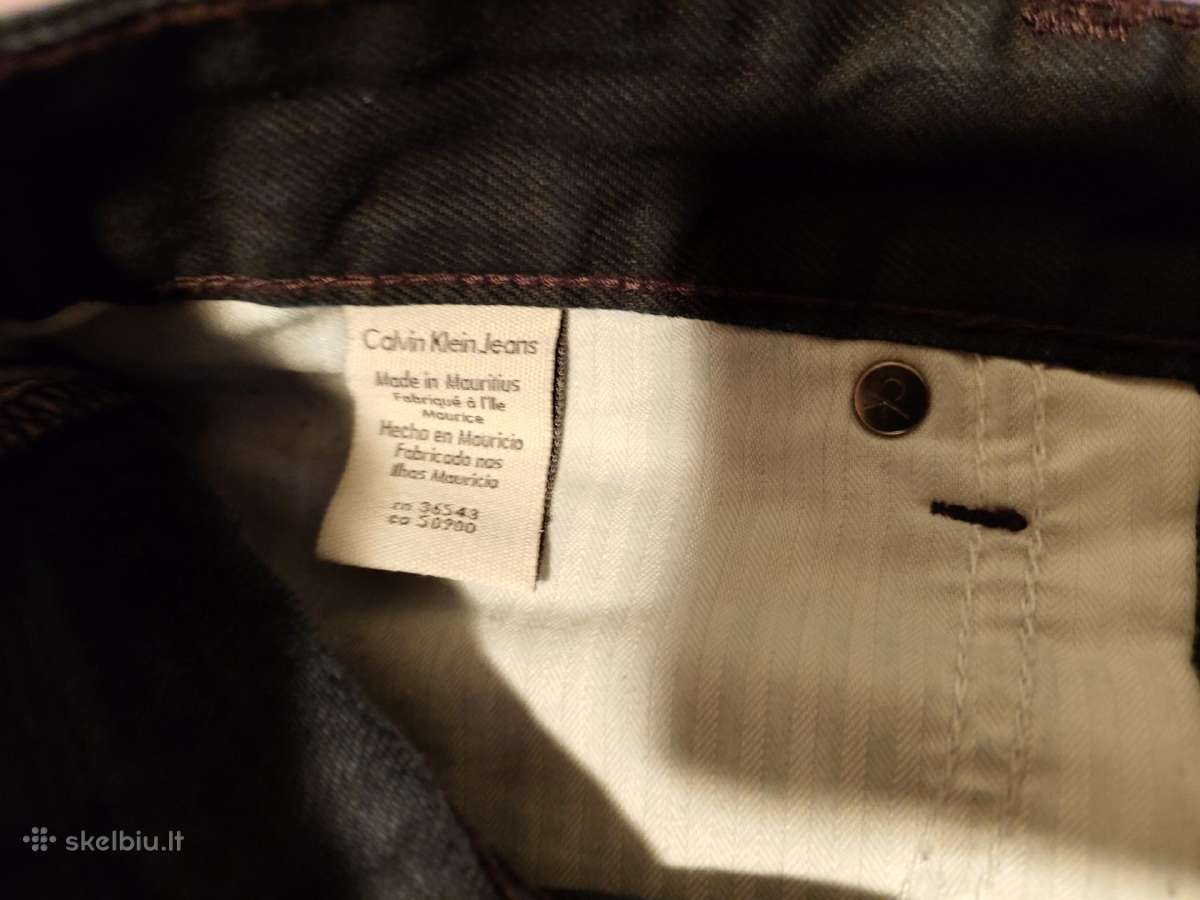 Vyriški džinsai Calvin Klein. M-l. - nuotraukos Nr. 4
