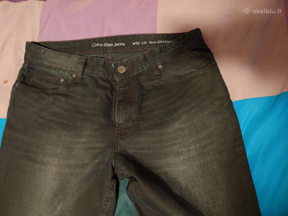 Vyriški džinsai Calvin Klein. M-l.