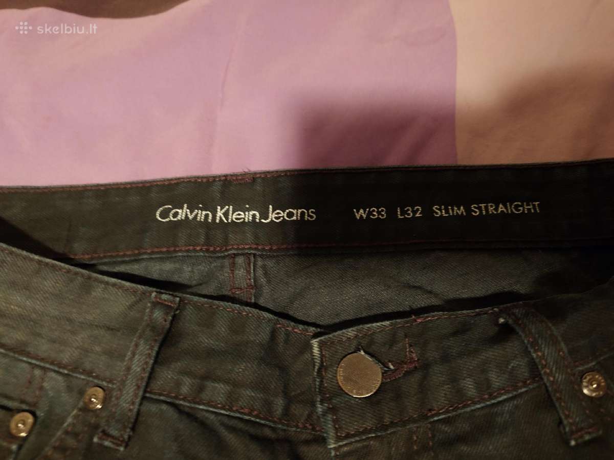 Vyriški džinsai Calvin Klein. M-l. - nuotraukos Nr. 7