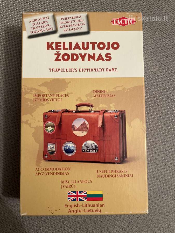 Parduodu kortinį žaidimą Keliautojo žodynas