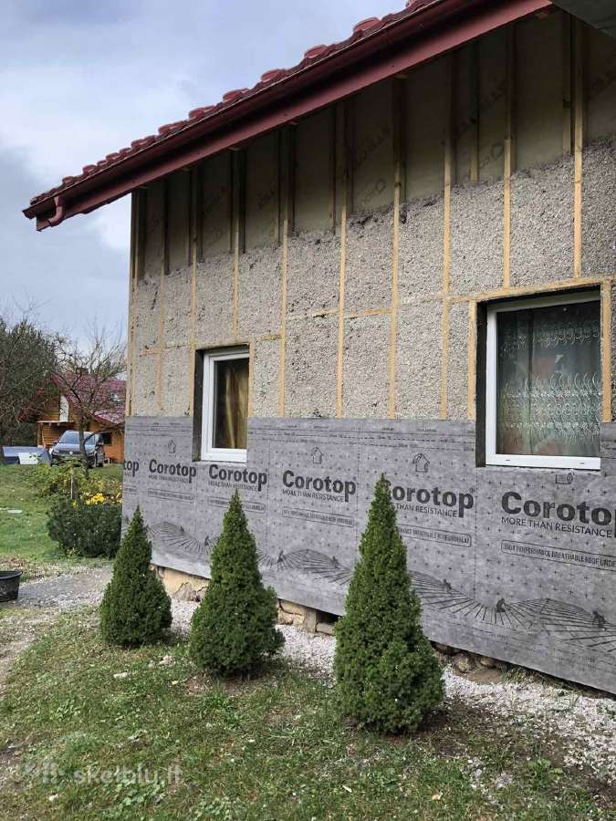 Šiltinimas ekovata ir akmens vata - nuotraukos Nr. 2