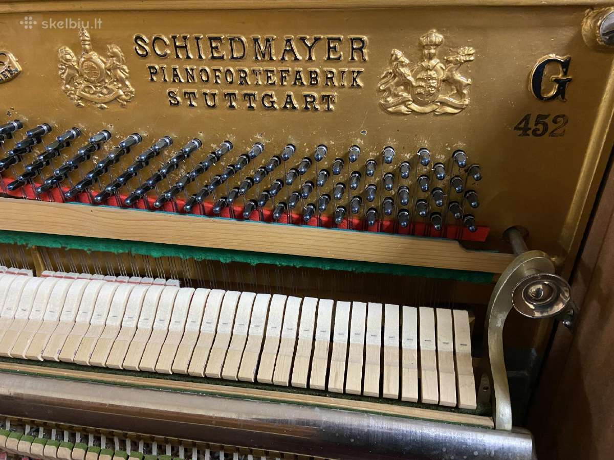 Parduodamas pianinas Scheidmayer Vokietija - nuotraukos Nr. 10