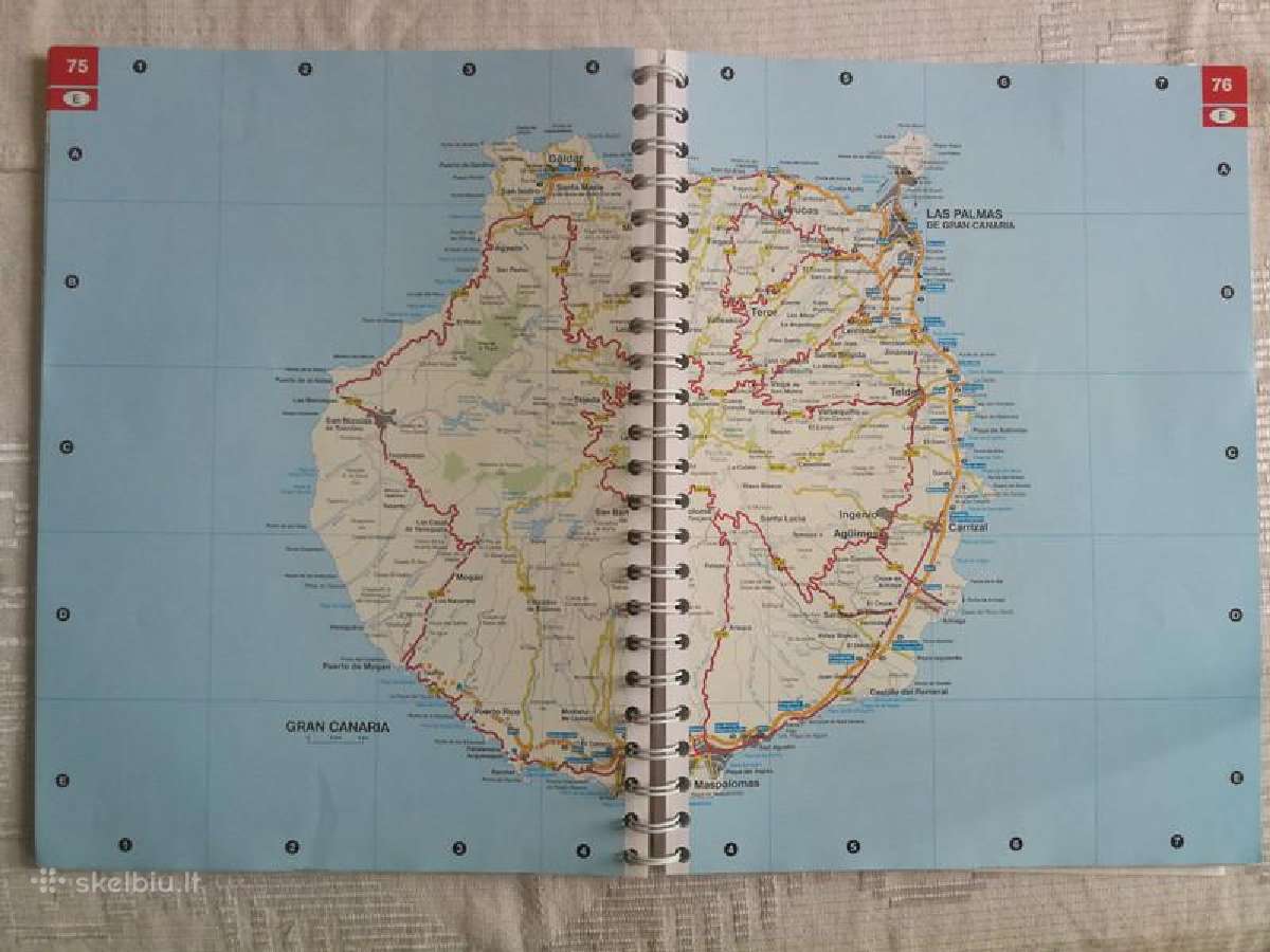 Ispanijos Portugalijos Europos kelių/gatvių atlasa - nuotraukos Nr. 6