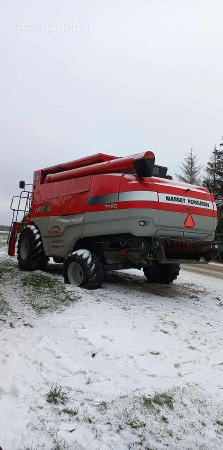Kombainas Massey Ferguson 7280 Ardomas Dalimis - nuotraukos Nr. 4