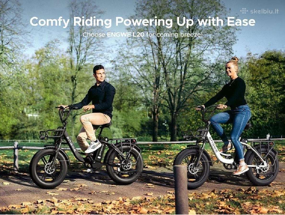 Elektrinis dviratis Engwe Fiido Fat bike sulanktom