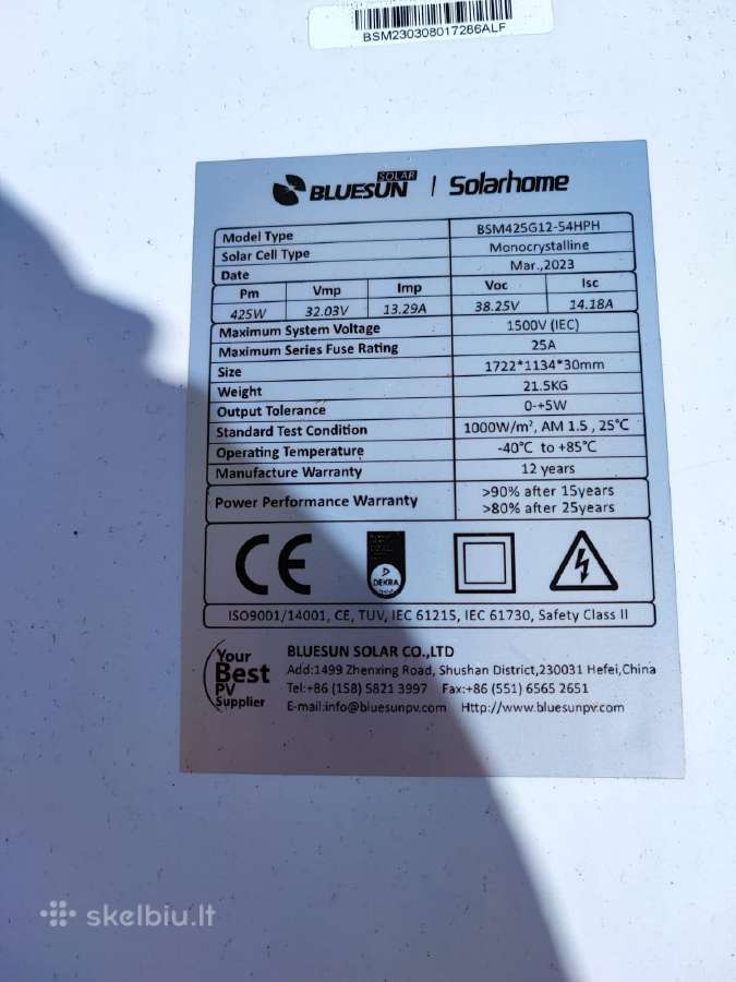 Saulės elektrinės hibridiniai komplektai, moduliai - nuotraukos Nr. 4