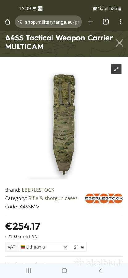 Kuprine Eberlestock Warhammer multicam - nuotraukos Nr. 5