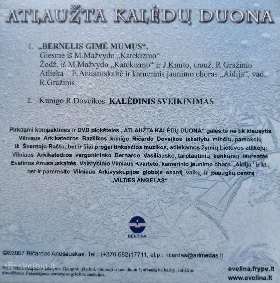 Atlaužta kalėdų duona / kun. Ričardas Doveika / CD - nuotraukos Nr. 4