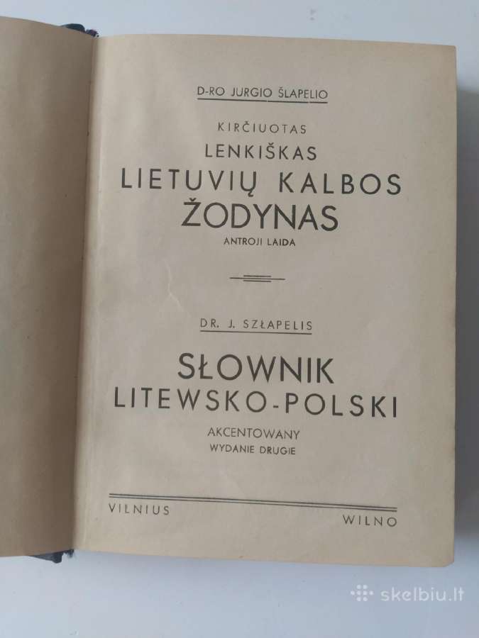 Žodynas lietuviu-lenku 1940m - nuotraukos Nr. 2