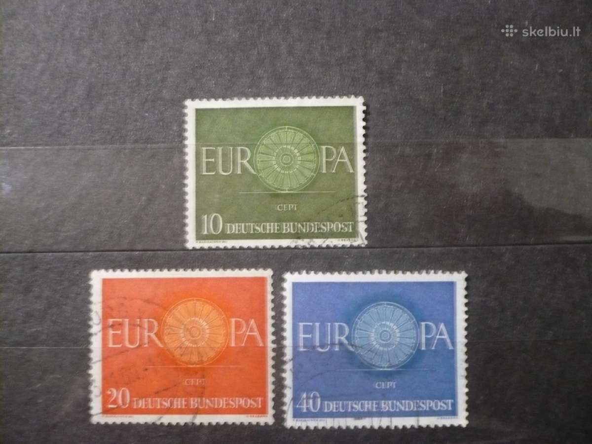 1960 m. Europa pašto ženklai