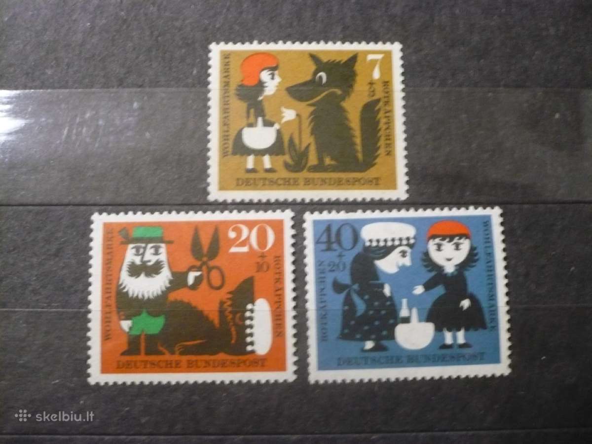 1960 m. labdaros pašto ženklai – Raudonkepuraitė