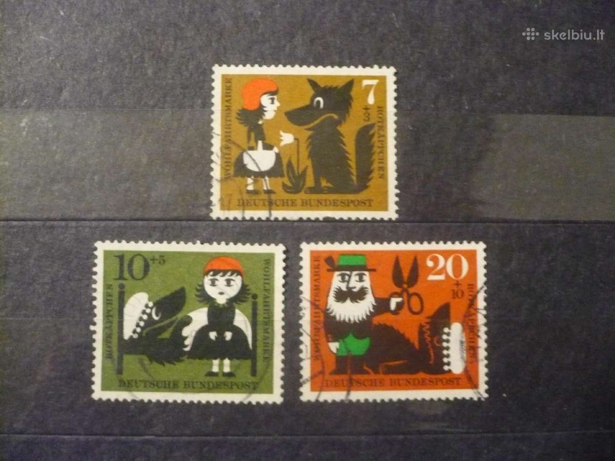 1960 m. labdaros pašto ženklai – Raudonkepuraitė