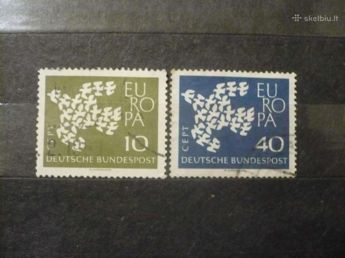 1961 m. Europa pašto ženklai