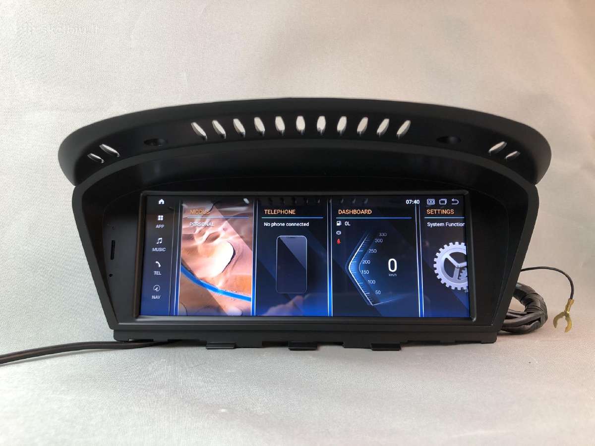 Bmw 5 E60 Cic ir Ccc Android 12 E61 E62 Multimedia - nuotraukos Nr. 2