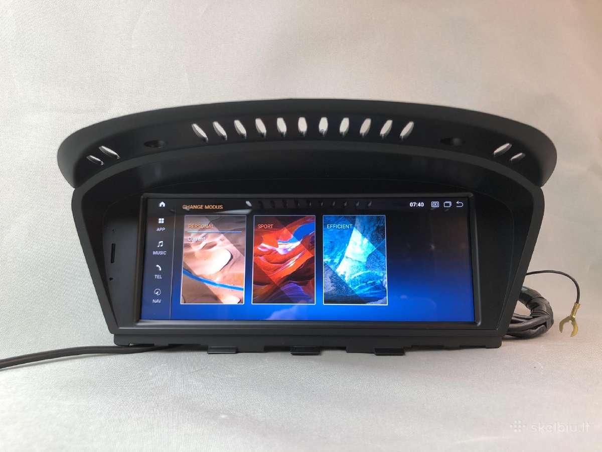 Bmw 5 E60 Cic ir Ccc Android 12 E61 E62 Multimedia - nuotraukos Nr. 3