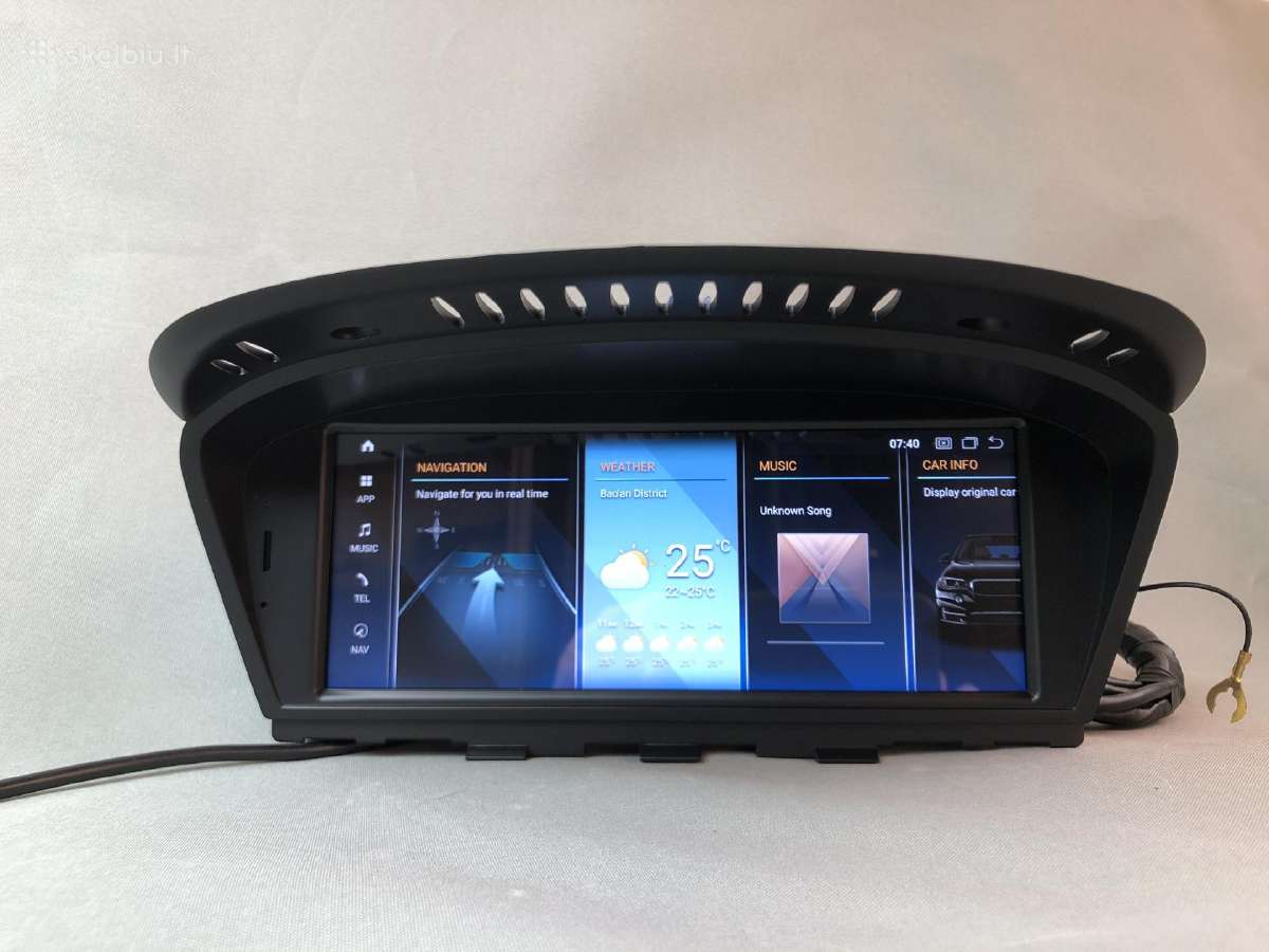 Bmw 3 E90 Cic ir Ccc Android 12 E91 E92 Multimedia - nuotraukos Nr. 6