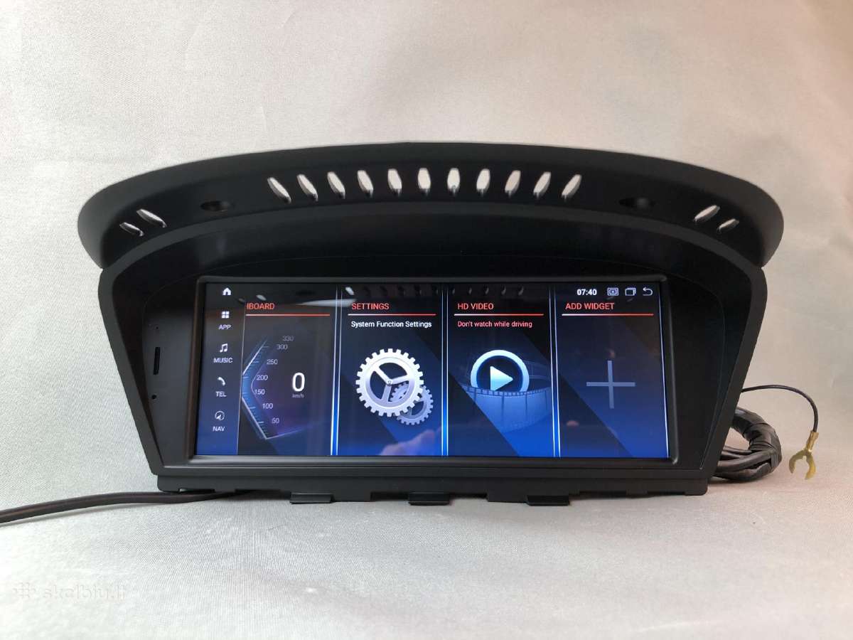 Bmw 3 E90 Cic ir Ccc Android 12 E91 E92 Multimedia - nuotraukos Nr. 4