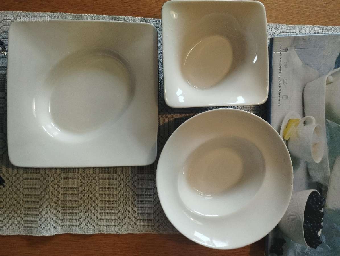 Lėkštės ovalios, Faria & bento
