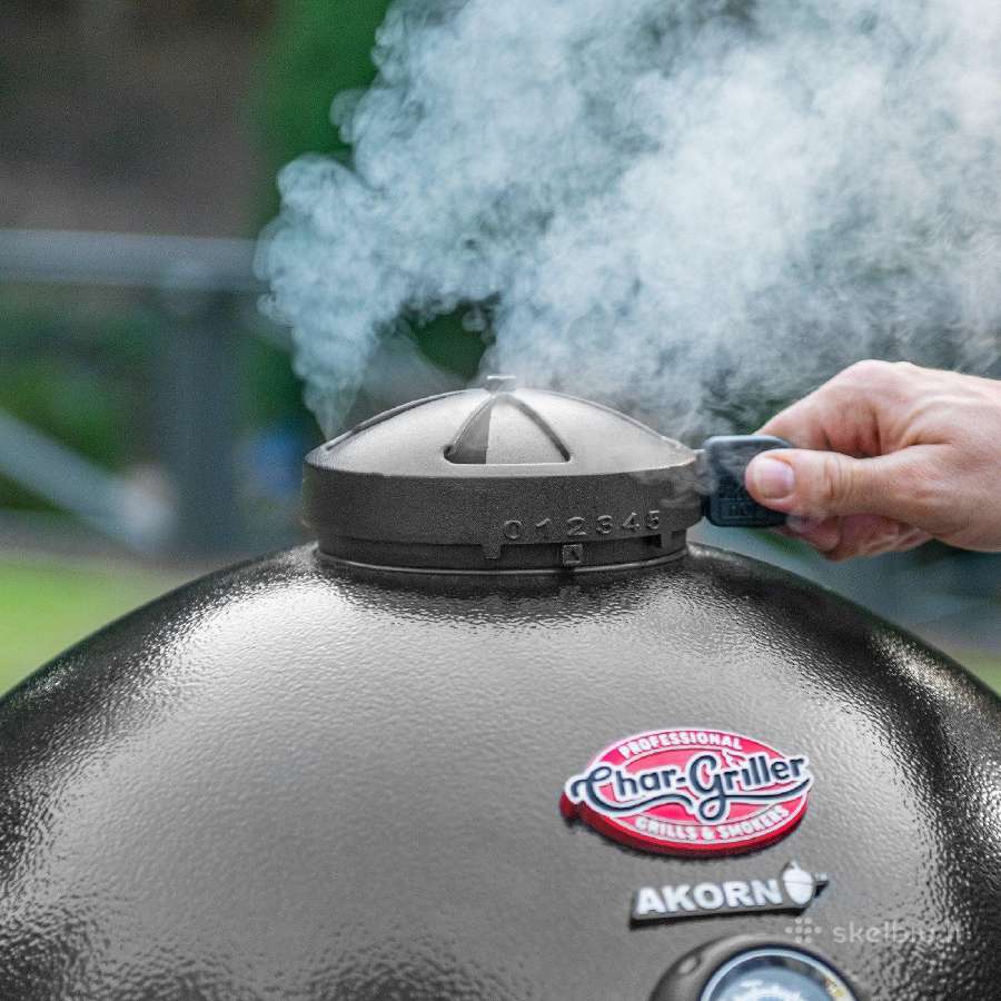 Anglinis lauko grilis Kamado Char-griller Akorn - nuotraukos Nr. 7