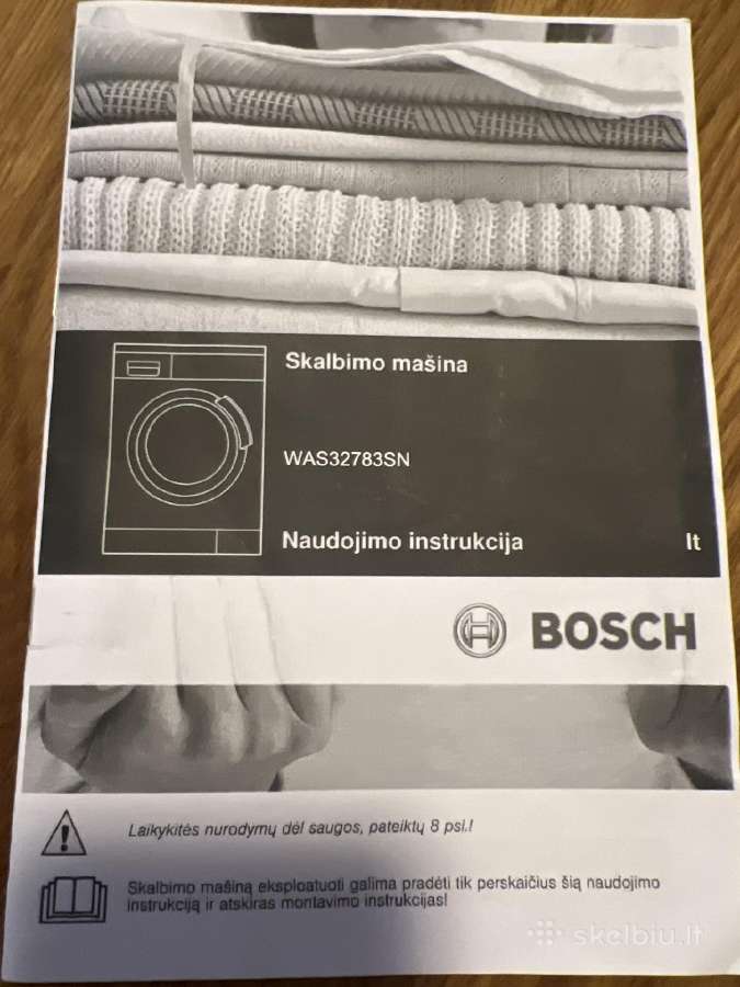 Skalbimo mašina Bosch - nuotraukos Nr. 7