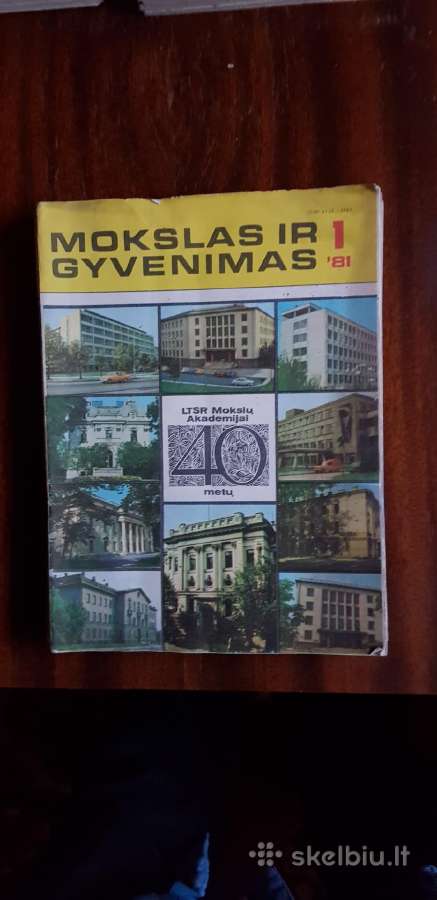 Žurnalų Mokslas ir gyvenimas 1981–90 m. komplektai