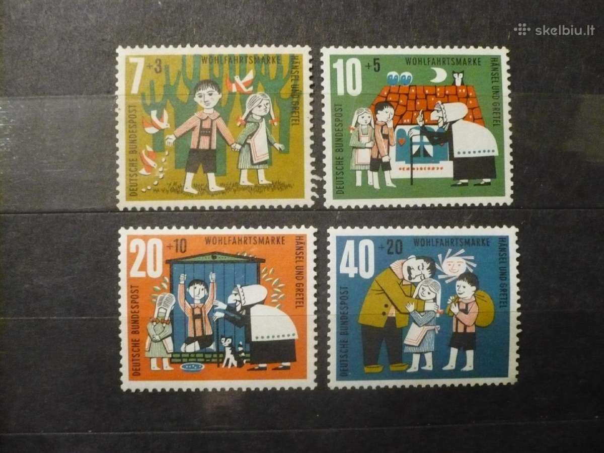 1961 metų labdaros pašto ženklai Mhn