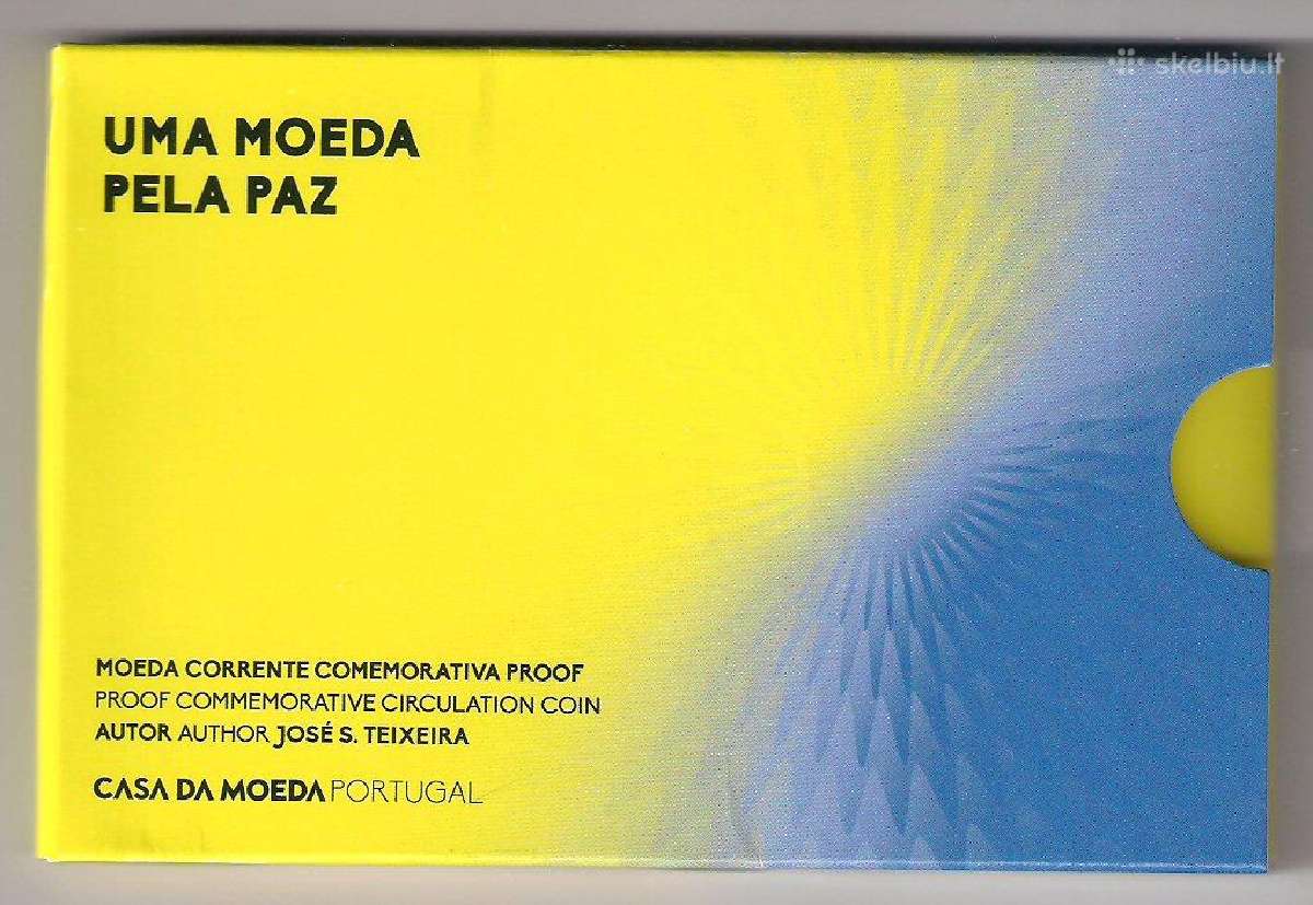 Portugalijos proginė 2 eurų moneta Proof kokybės - nuotraukos Nr. 2