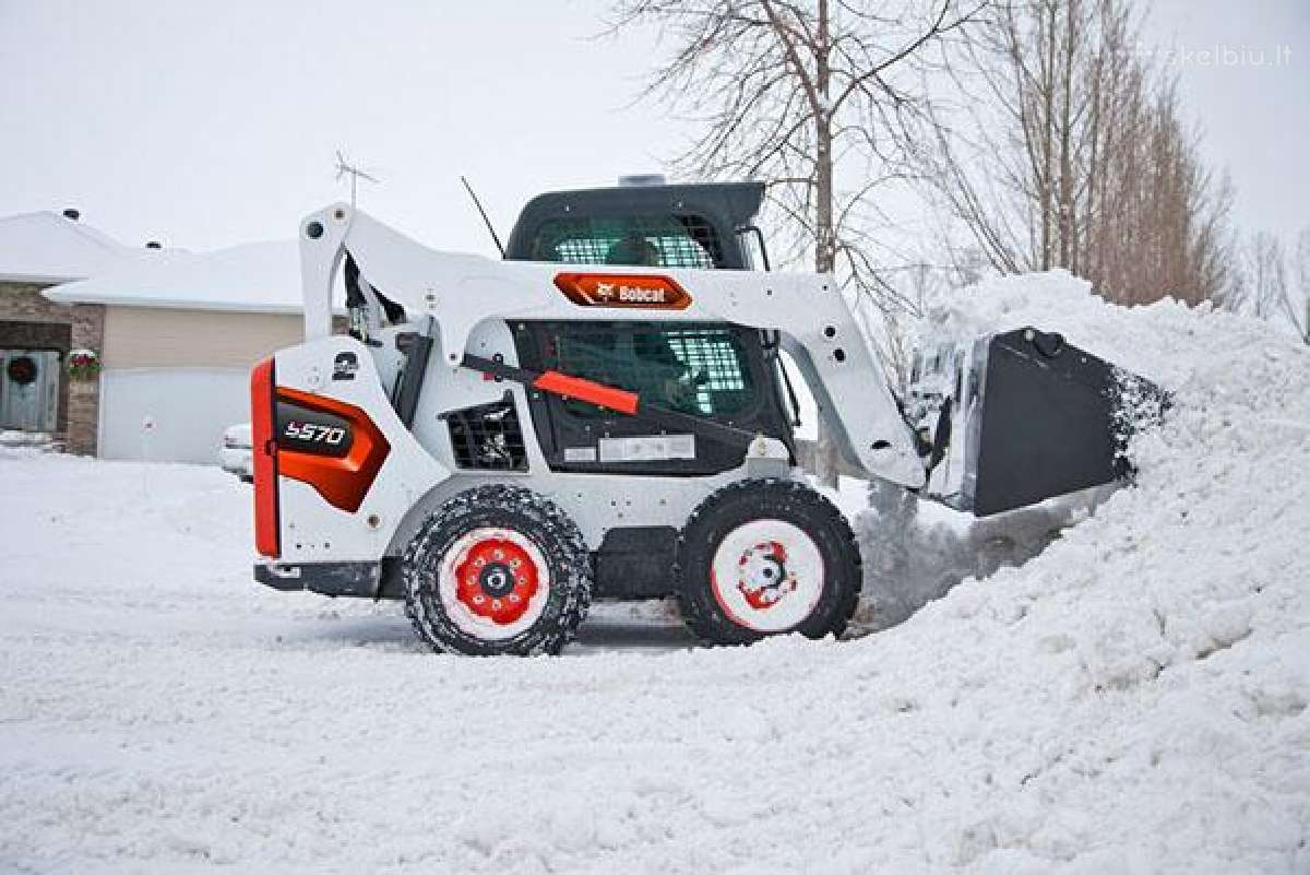 Bobcat, mini ekskovatoriaus, savivarčių nuoma - nuotraukos Nr. 14
