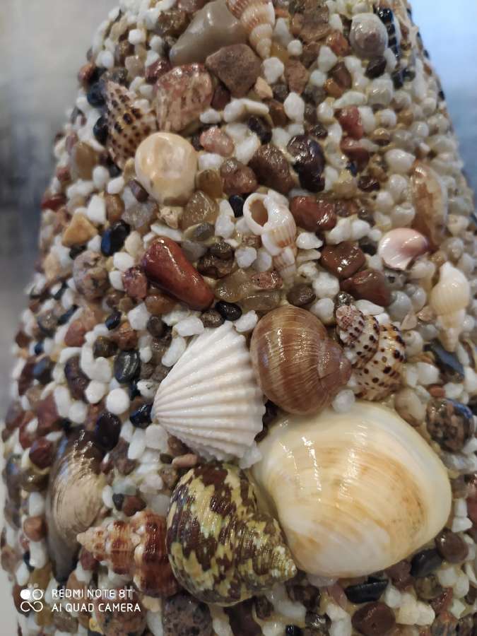 Rankų darbo vaza sausoms puokštėms - nuotraukos Nr. 4
