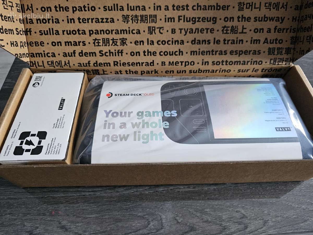 Nauji Steam Deck Oled, 1tb