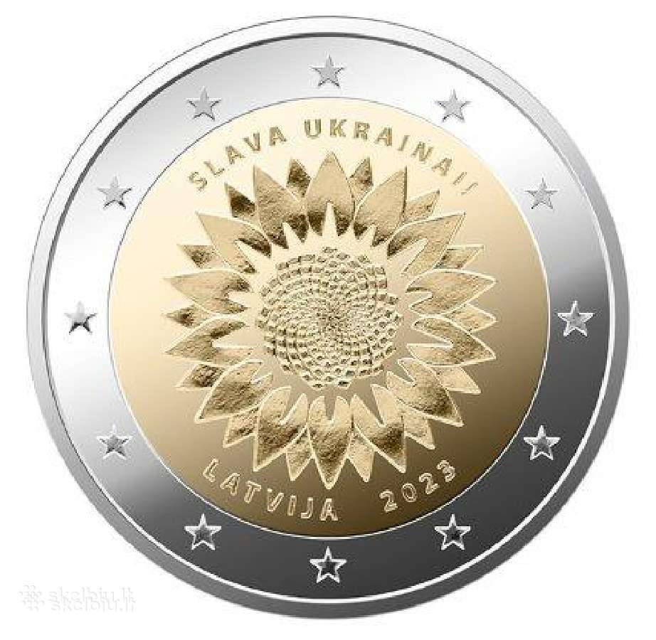 Latvijos proginės 2 eurų monetos (Unc) - nuotraukos Nr. 5