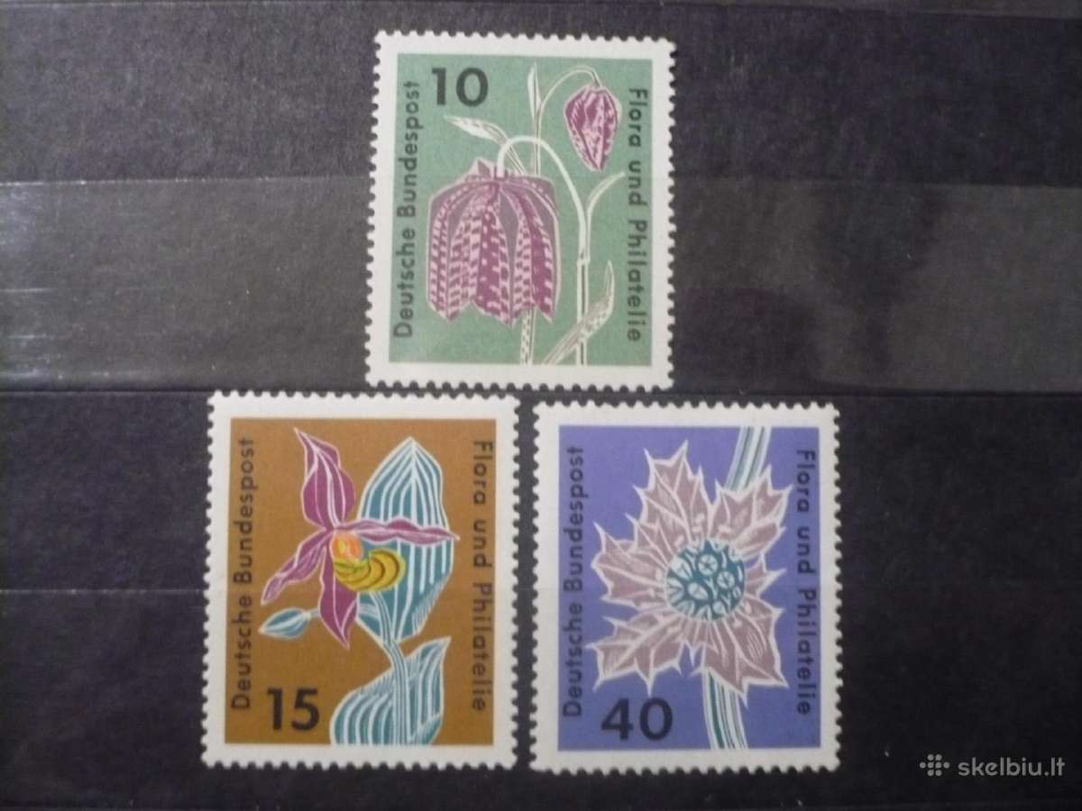 1963 Flora ir filatelija Mhn