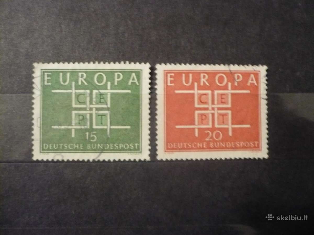 1963 m. Europa pašto ženklai