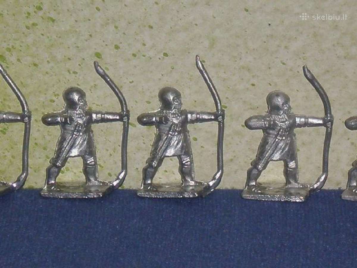 Mazi metaliniai (lydmetalio) kareiveliai 3 variant - nuotraukos Nr. 2