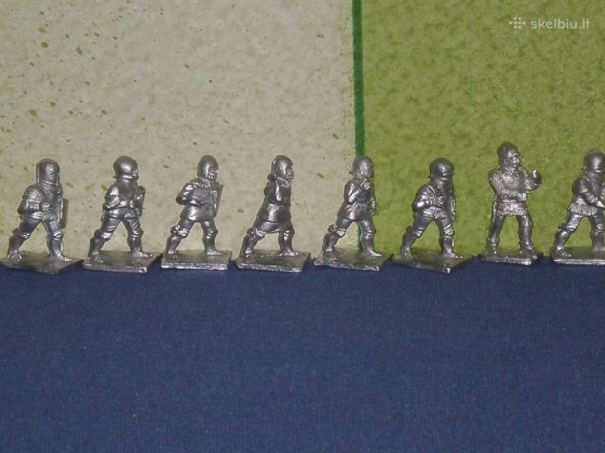 Mazi metaliniai (lydmetalio) kareiveliai 6 variant - nuotraukos Nr. 2