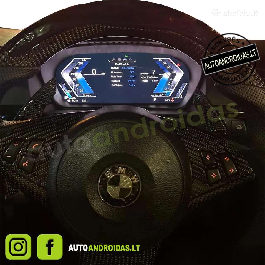 Bmw X5 E70 X6 E71 LCD skaitmeninis spidometras