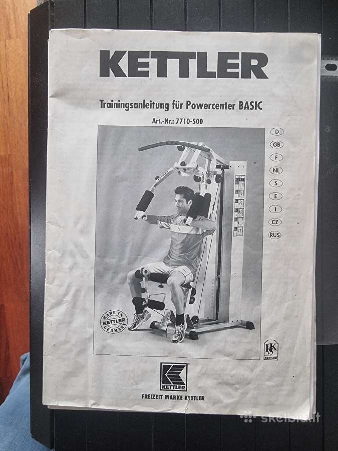 Parduodamas treniruoklis kettler