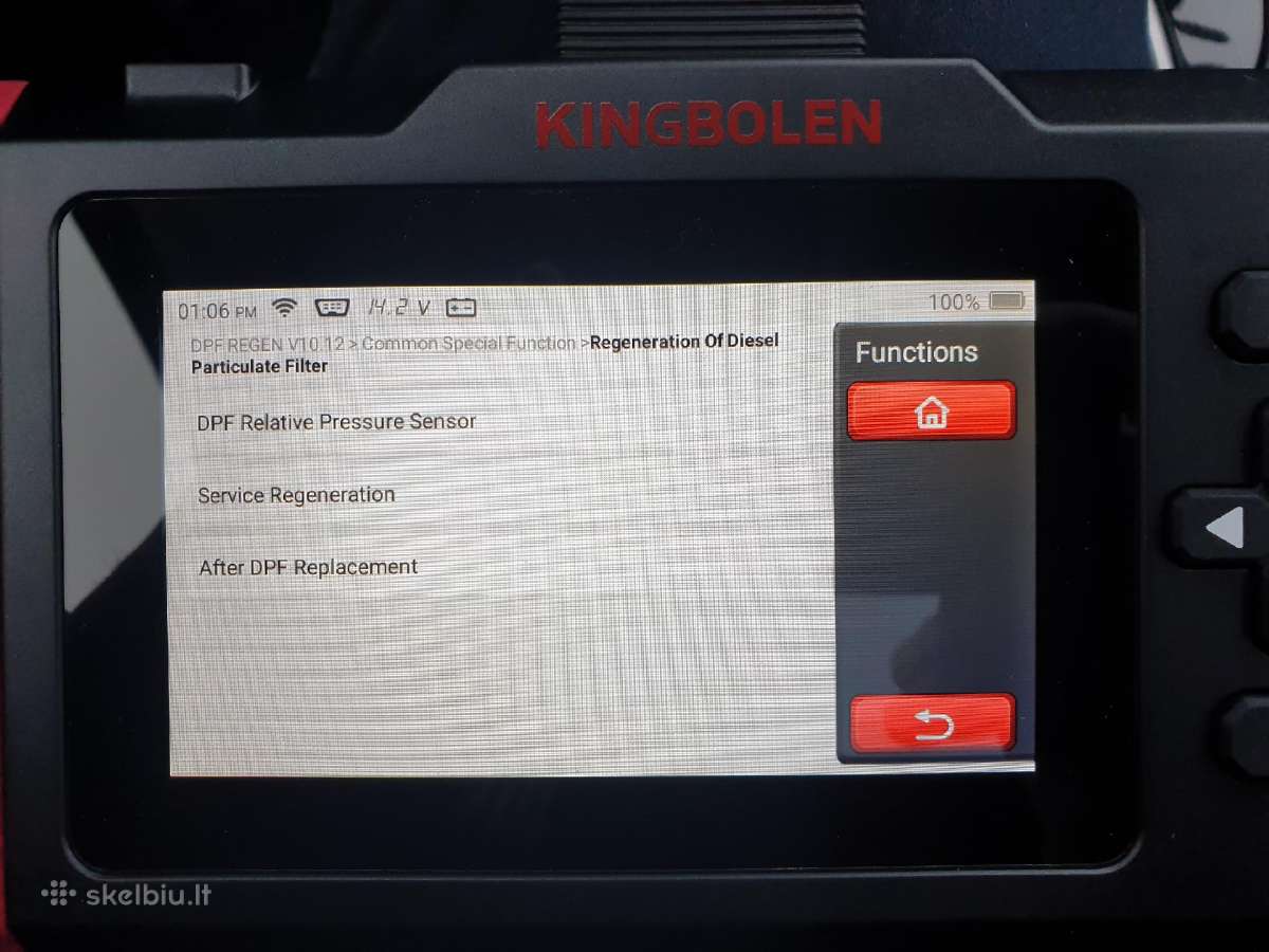 Diagnostikos skaneris Obd2 Kingbolen S800 WiFi - nuotraukos Nr. 23