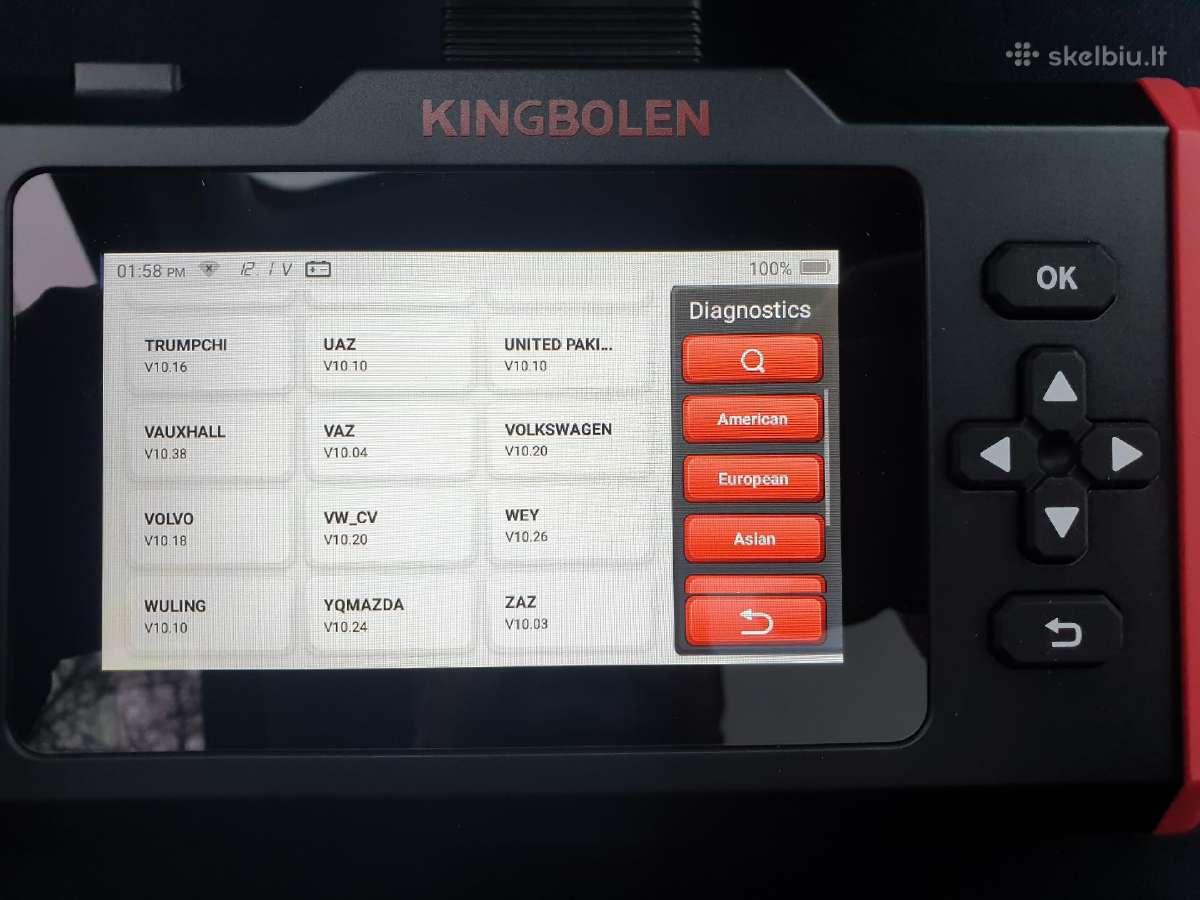 Diagnostikos skaneris Obd2 Kingbolen S800 WiFi - nuotraukos Nr. 11